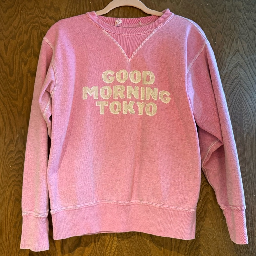Isabel Marant Etoile Good Morning Tokyo Sweatshirt Pink Size 36